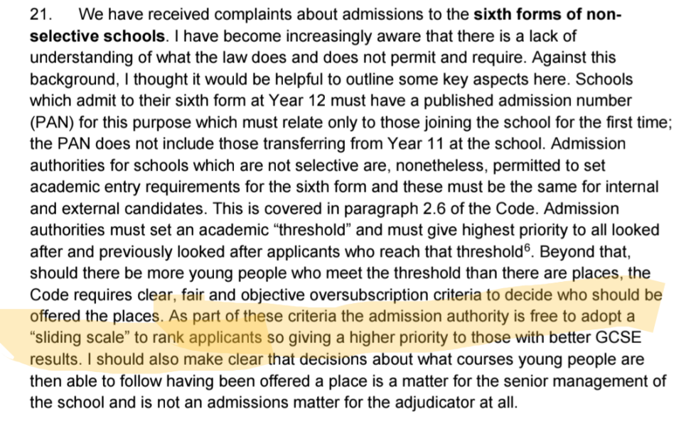 Twyford C of E School- Sixth Form pre tests in January 2026