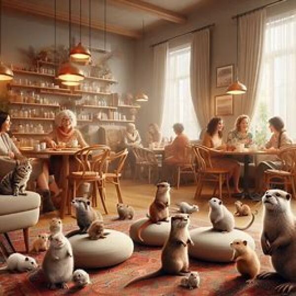 The Bluestocking - your local women's pub, warm, friendly, and not at all unusual in any way.