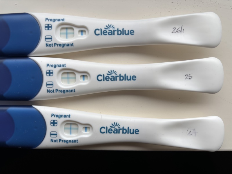 Does progression lines look ok? One step, morrisons, clear blue