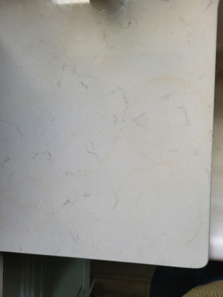 Quartz worktop stains... help!!!