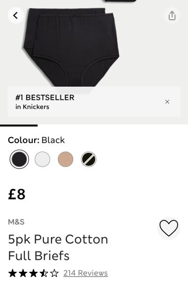Cotton knickers