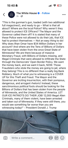 If anyone is observing the carnage in Minneapolis.....