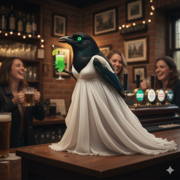 The Bluestocking - your local women's pub, warm, friendly, and not at all unusual in any way.