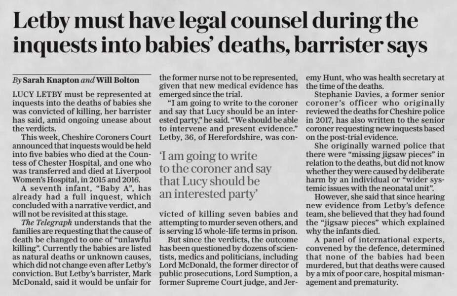 Lucy Letby not charged with further crimes - what does this say about her current convictions