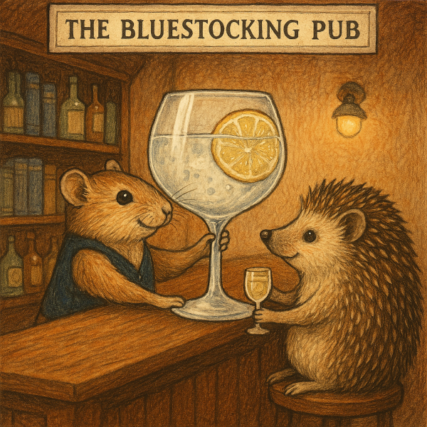 The Bluestocking - your local women's pub, warm, friendly, and not at all unusual in any way.