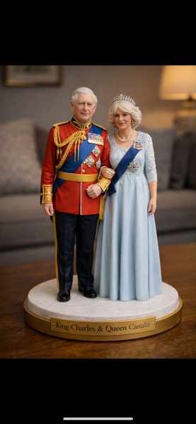 Asking if royal-related gift would be good when coming to the UK?