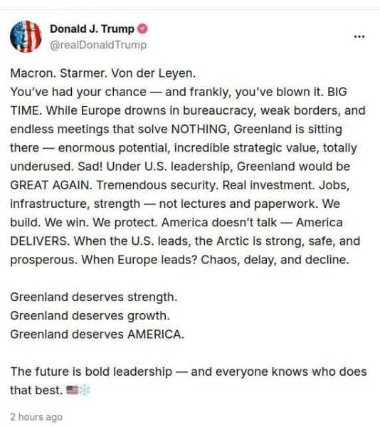 Trump speech at DAVOS