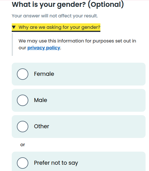 NHS remove the ‘sex’ discriminator from their bmi calculator