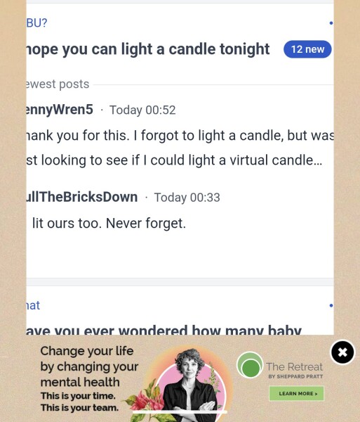 Constant add intrusion from the edges