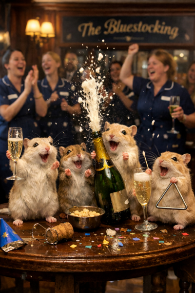 The Bluestocking, where the cheese is plentiful and the Champagne is on Boiledbeetle