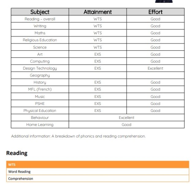 DD's school report - should I be worried?
