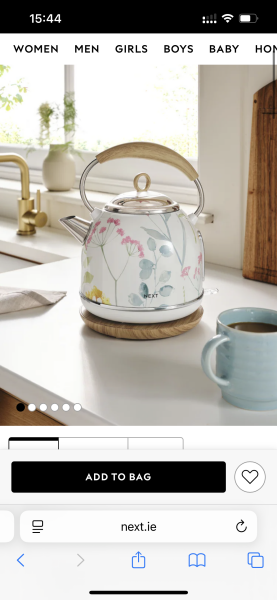 Which print kettle and toaster? Hearts or floral?