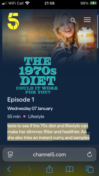 Has the typical diet really changed so much in the last 70 years or so?