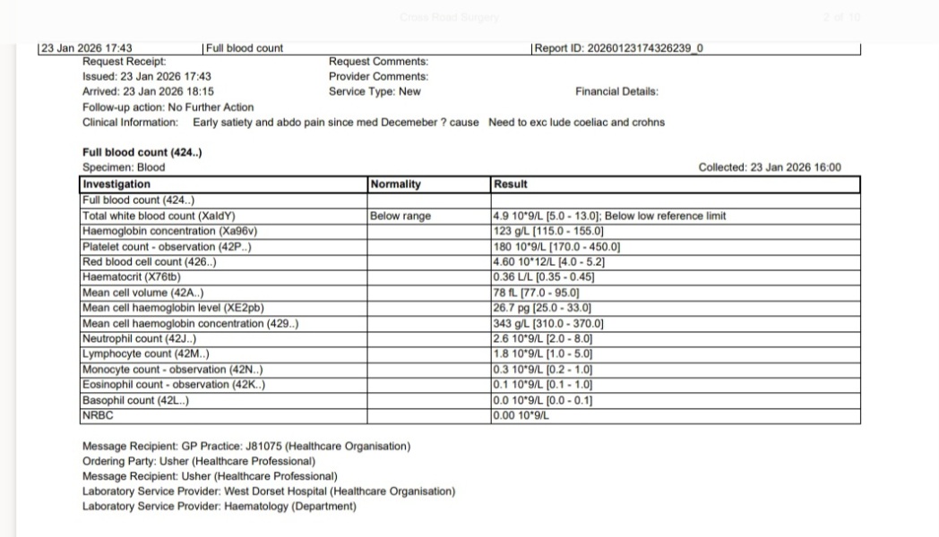 10Yro can't eat and constantly feeling sick.