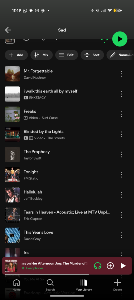 Dangerous music spotify daughter getting down