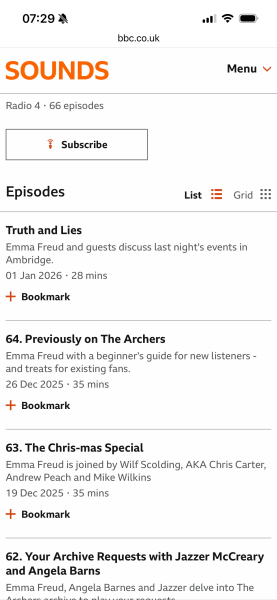 Returning to The Archers after years away and have various questions!