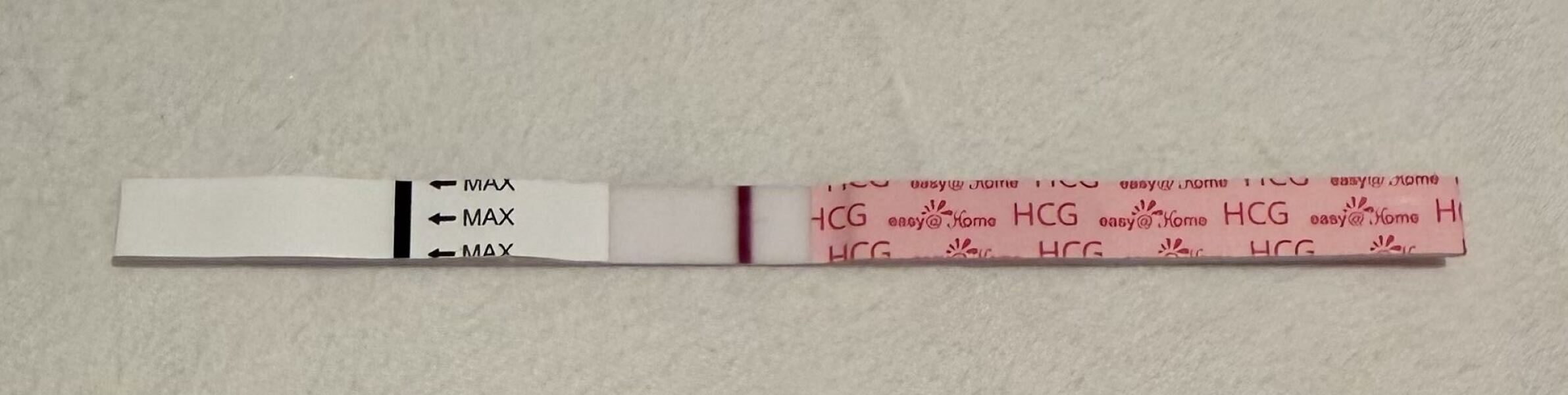 IVF - 4dp5dt - preg test line eyes