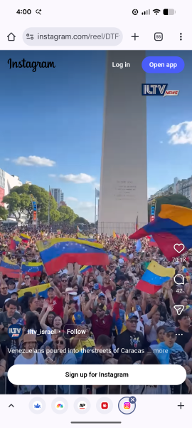Hurray for Venezuela!!