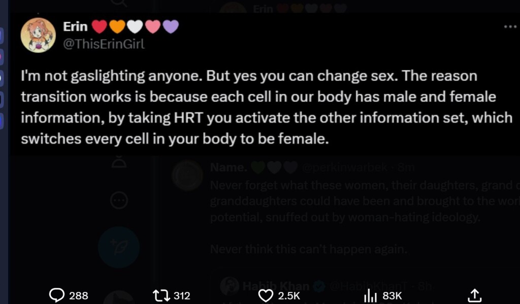 Glinner Bullseye comment on X