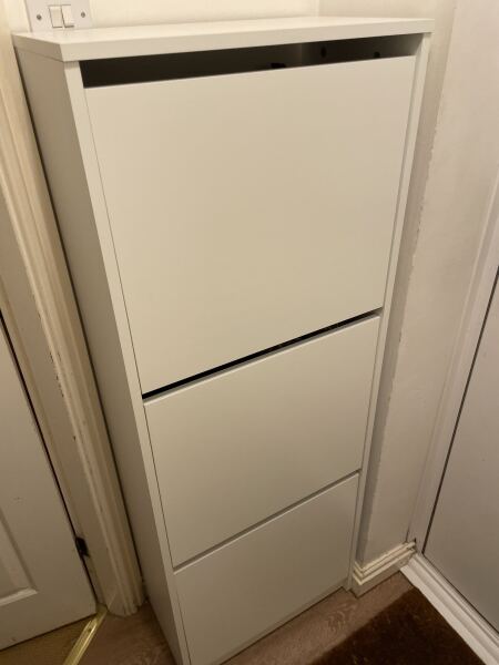 It’s boring but - shoe storage?