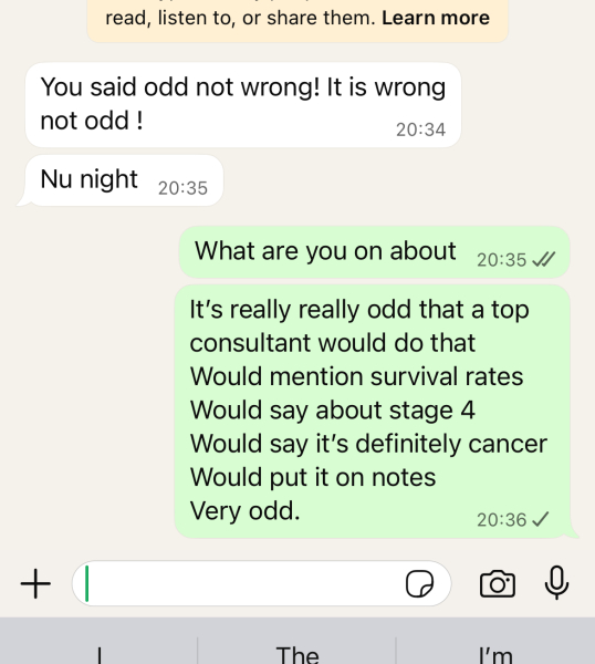 Suspect friend lied about parent having cancer
