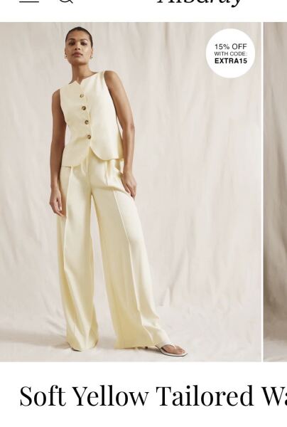 Very pale yellow