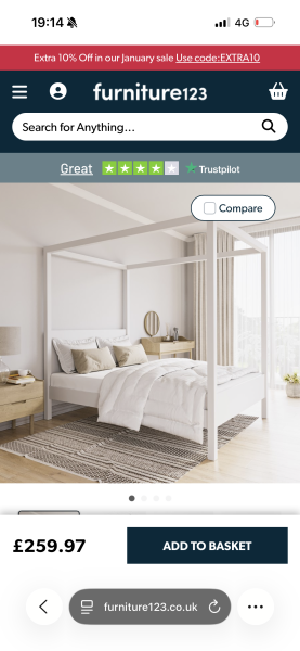 Drapes for bed