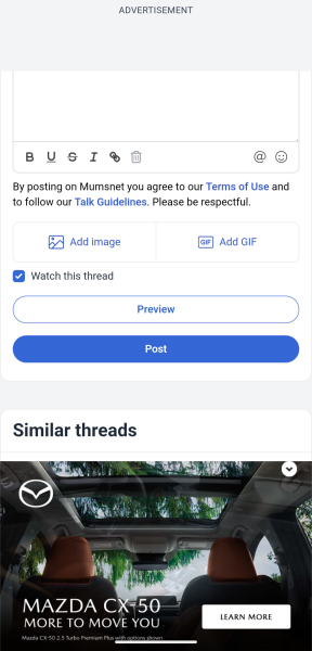Constant add intrusion from the edges