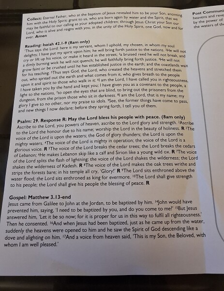 Sharing Sunday services