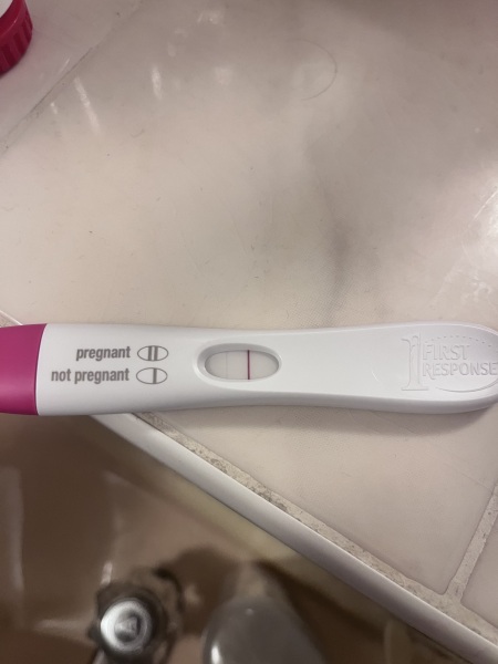 Am I going crazy or is this a faint line?