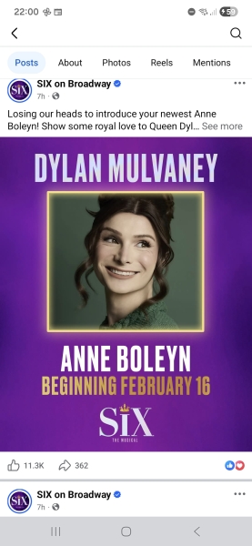 Dylan Mulvaney cast as Anne Boleyn