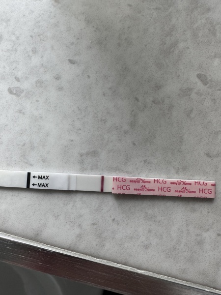 Very very faint line or am I imagining it?