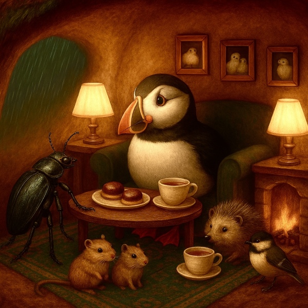 The Bluestocking - your local women's pub, warm, friendly, and not at all unusual in any way.