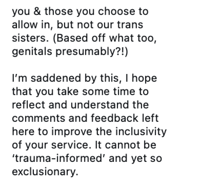 Still no single sex Rape Crisis support in Brighton but…