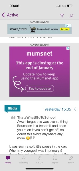 Is this ad a scam or is the MN app closing?