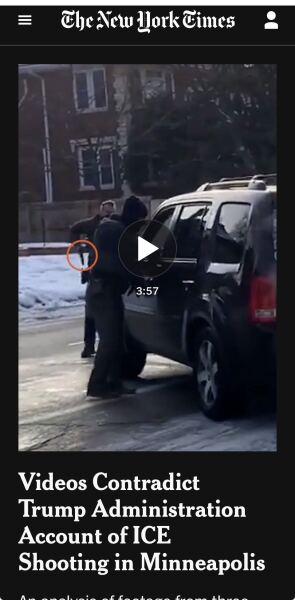 Ice agent shoots woman in the face (pt 2)