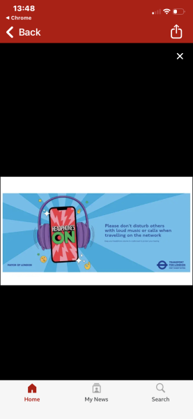 To play audio on my phone on train?