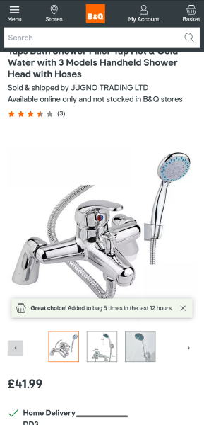 Hot water