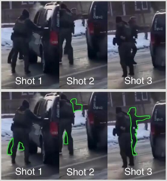 Ice agent shoots a woman in the face part 3