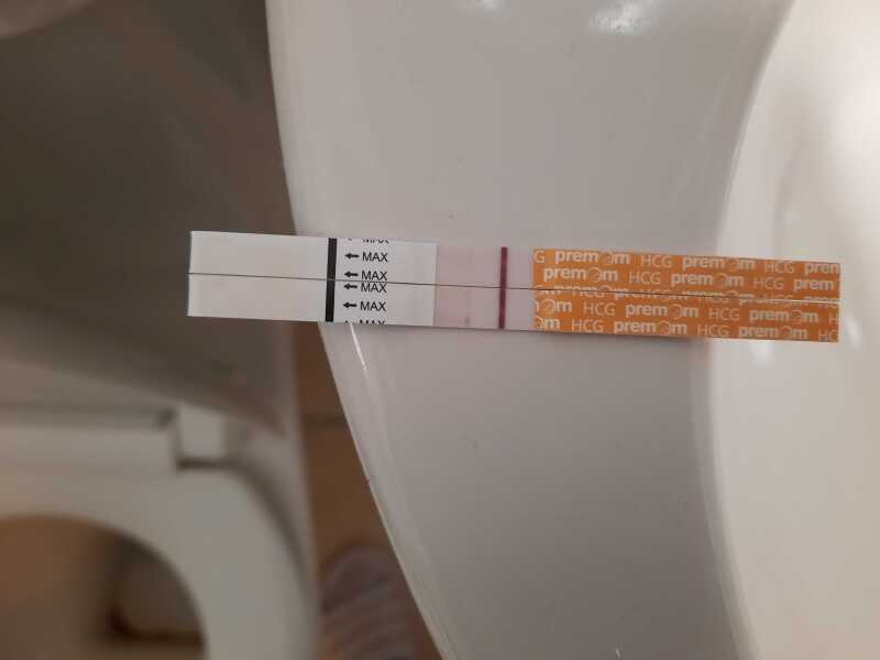 Faint line after negatives days prior chemical miscarriage