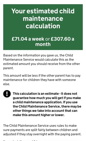 low-paid mum being coerced into 50/50 custody