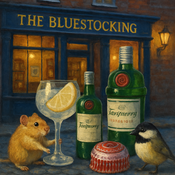 The Bluestocking - your local women's pub, warm, friendly, and not at all unusual in any way.