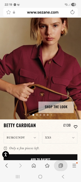 Sezane cardigan