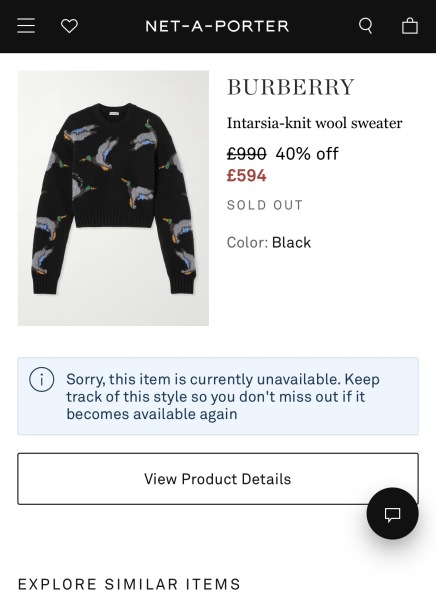 Claudia’s ‘duck’ top!