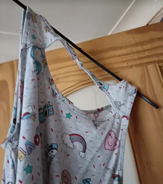 Altering dress, hand sewing