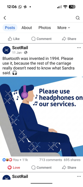 To play audio on my phone on train?