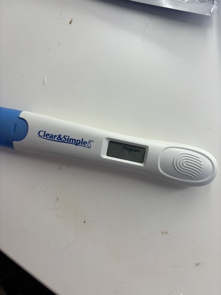 Positive clear & simple digital but negative clear blue