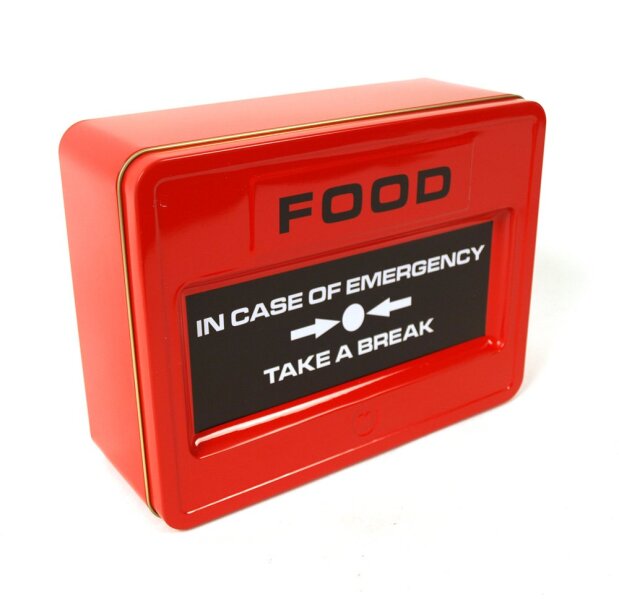 He threw my beautiful cake tin away!!