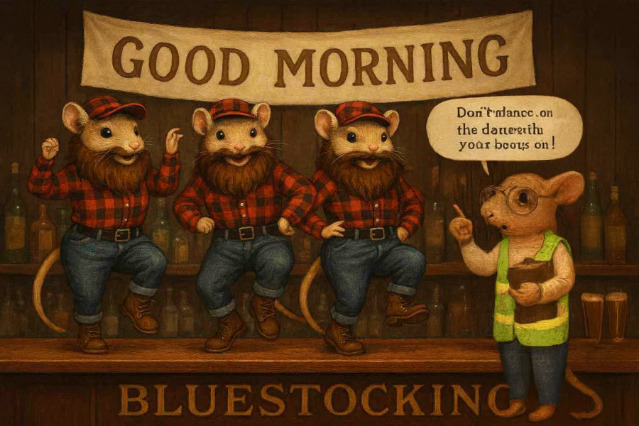 The Bluestocking, where the cheese is plentiful and the Champagne is on Boiledbeetle