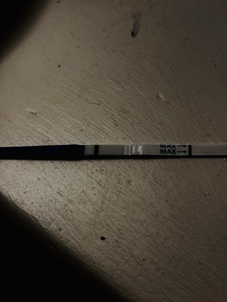 Could this be a very faint line at 10dpo??